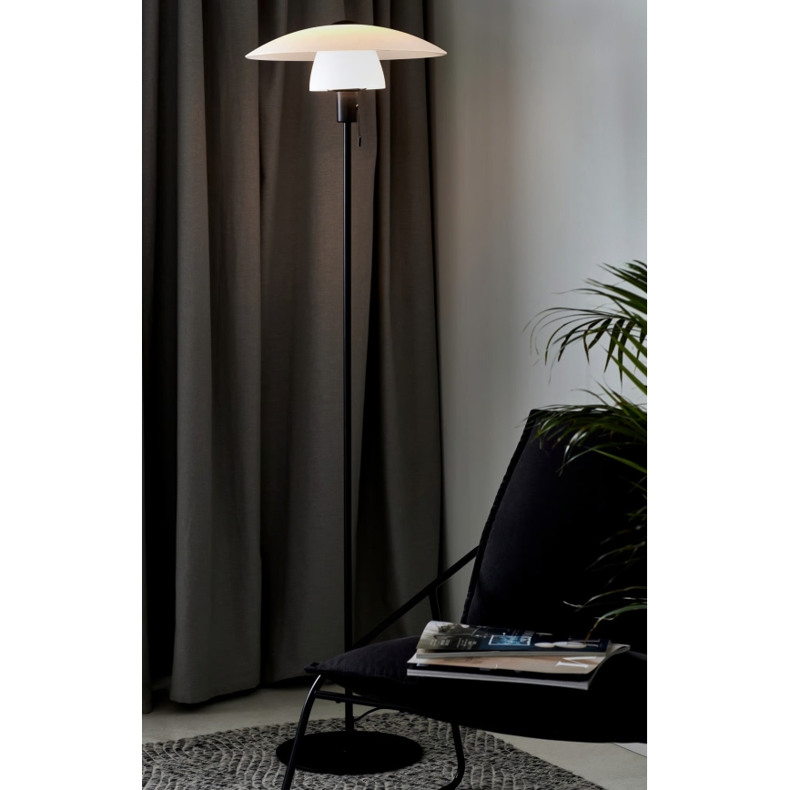 Nordlux - Candeeiro de pé VERONA 1xE27/40W/230V preto