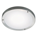 Nordlux - Candeeiro de tecto para casa de banho ANCONA 2xE27/40W/230V IP43 Ø 31,5 cm acabamento cromado mate