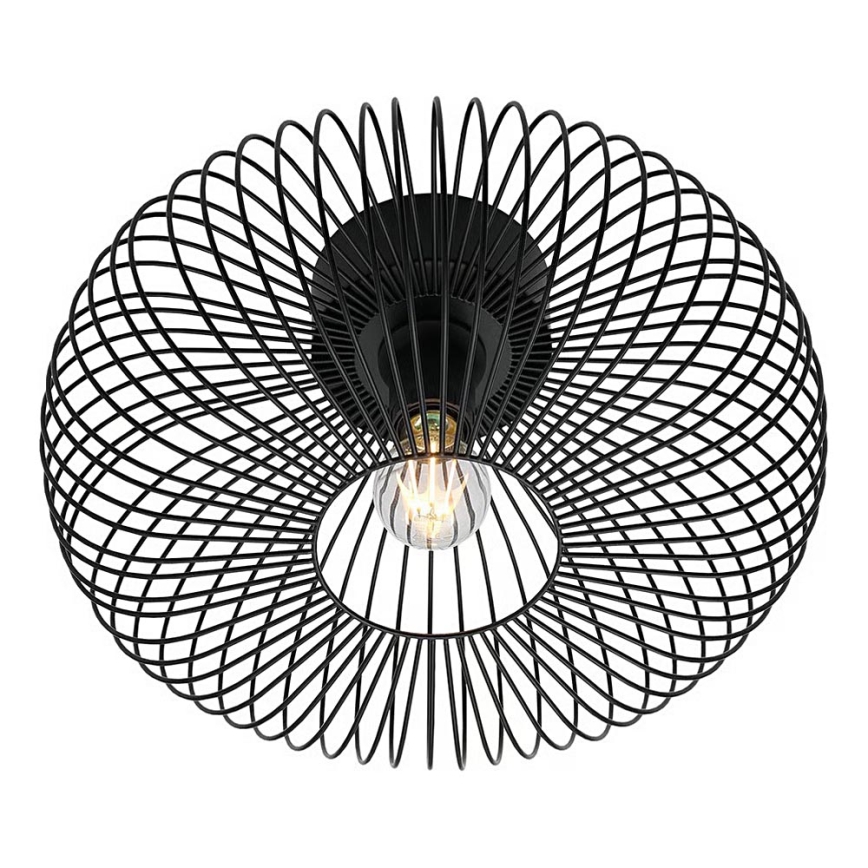 Nordlux - Candeeiro de teto BERONI 1xE27/60W/230V Ø 40,3 cm preto