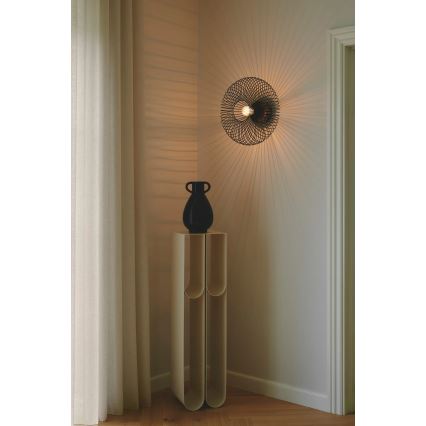 Nordlux - Candeeiro de teto BERONI 1xE27/60W/230V Ø 40,3 cm preto