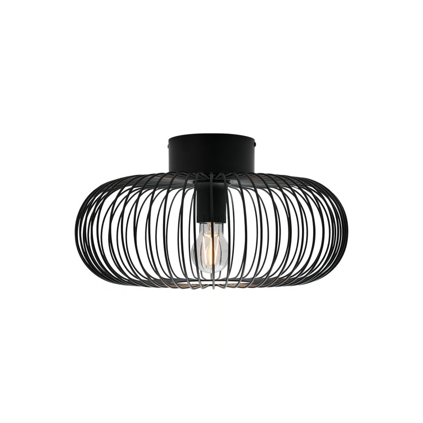 Nordlux - Candeeiro de teto BERONI 1xE27/60W/230V Ø 40,3 cm preto