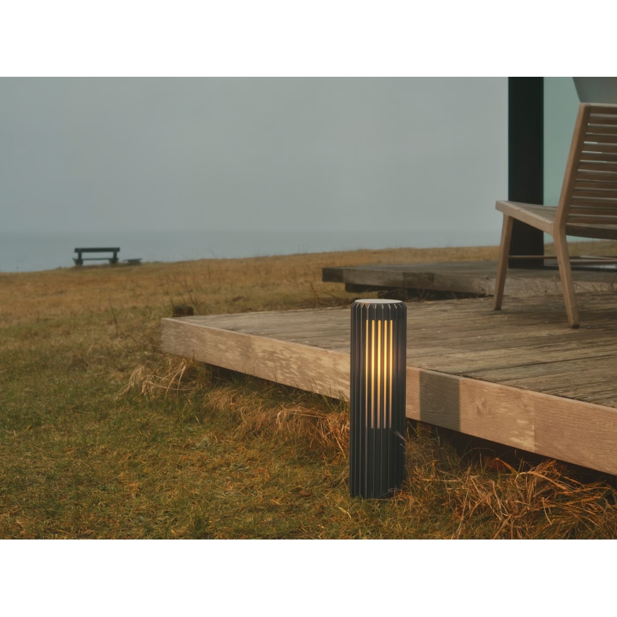 Nordlux - Candeeiro exterior ALUDRA 1xE27/15W/230V IP44 antracite 45,4 cm