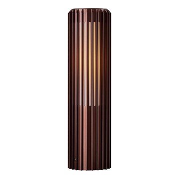 Nordlux - Candeeiro exterior ALUDRA 1xE27/15W/230V IP44 castanho 45,4 cm