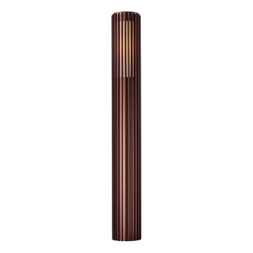 Nordlux - Candeeiro exterior ALUDRA 1xE27/15W/230V IP44 castanho 95,4 cm