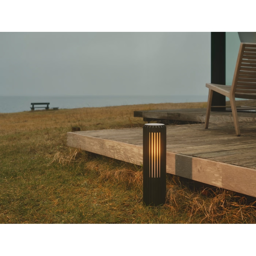 Nordlux - Candeeiro exterior ALUDRA 1xE27/15W/230V IP44 preto 45,4 cm