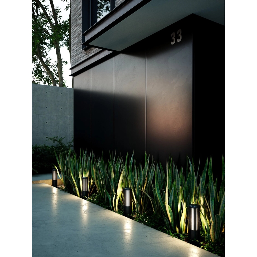 Nordlux - Candeeiro exterior ALUDRA 1xE27/15W/230V IP44 preto 45,4 cm