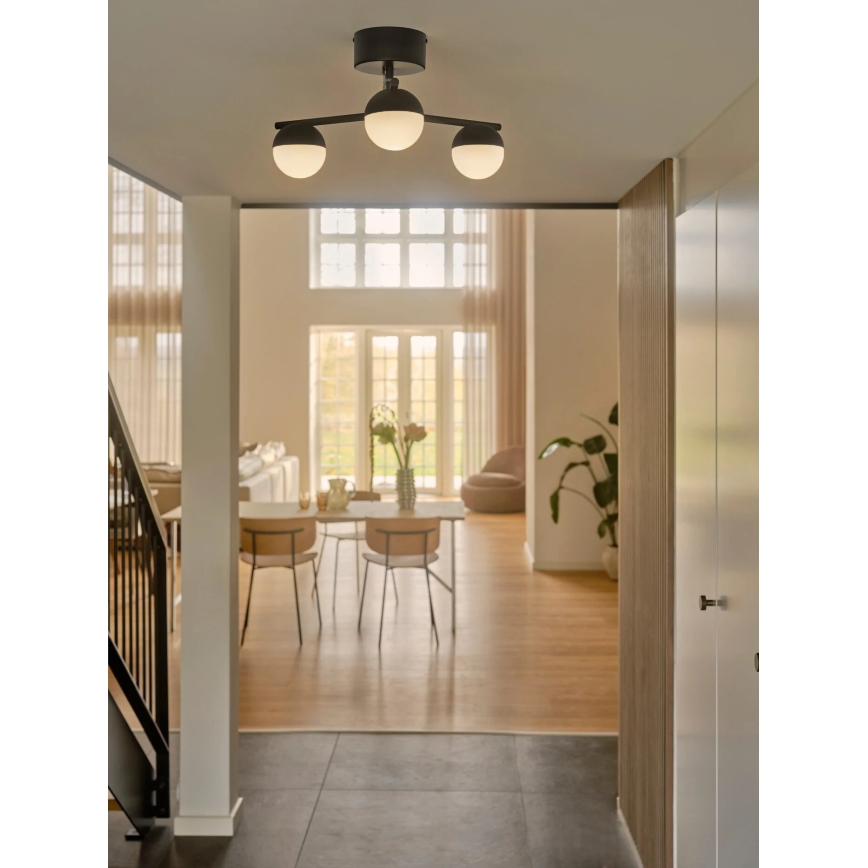 Nordlux - Candeeiro integrado CONTINA 3xG9/5W/230V preto