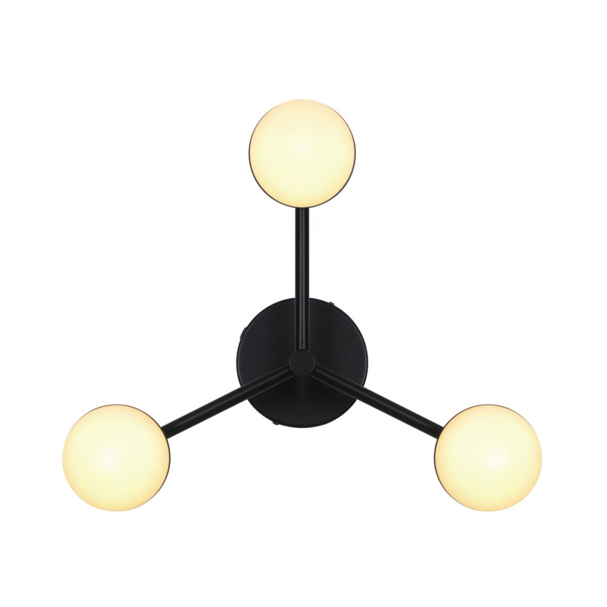 Nordlux - Candeeiro integrado CONTINA 3xG9/5W/230V preto