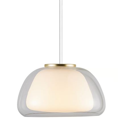 Nordlux - Candeeiro pendente em cabo JELLY 1xE27/40W/230V branco/transparente