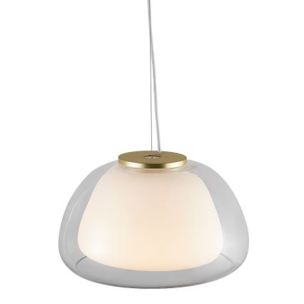 Nordlux - Candeeiro pendente em cabo JELLY 1xE27/40W/230V branco/transparente