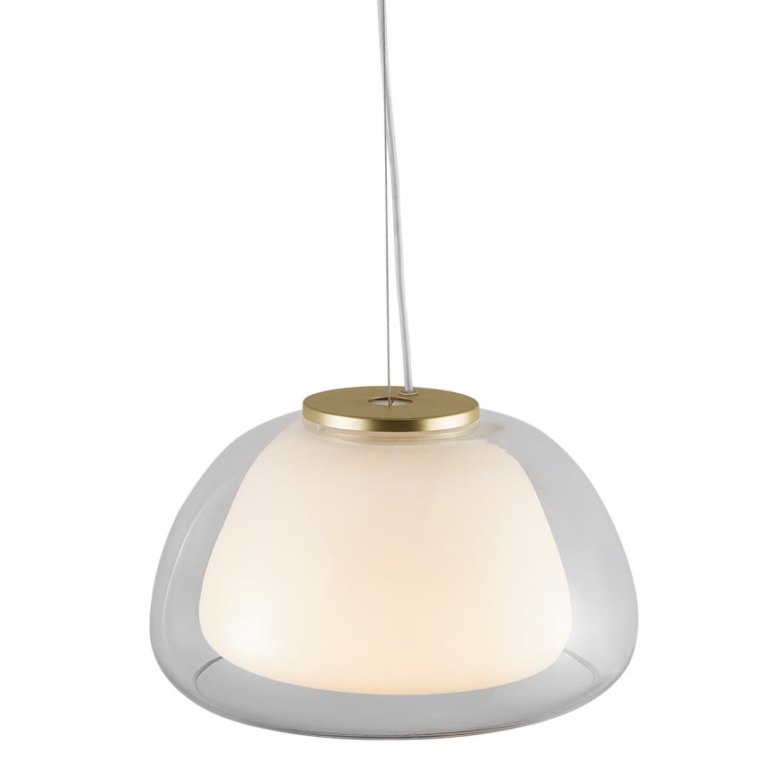 Nordlux - Candeeiro pendente em cabo JELLY 1xE27/40W/230V branco/transparente