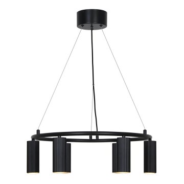 Nordlux - Candeeiro pendente em cabo VICO 6xGU10/5W/230V preto