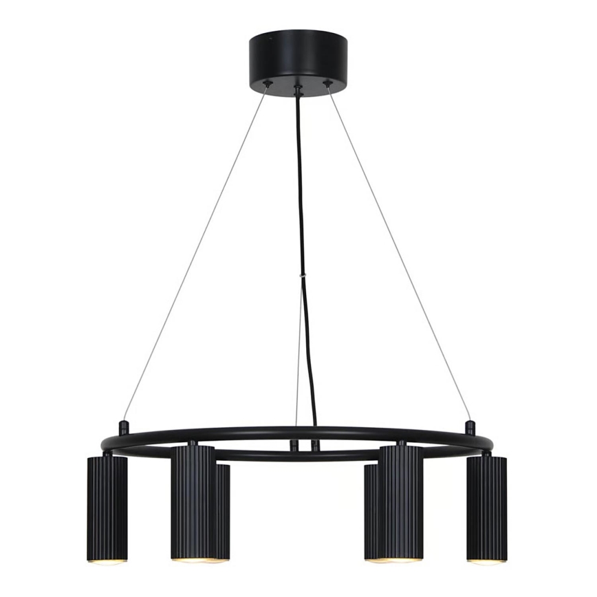 Nordlux - Candeeiro pendente em cabo VICO 6xGU10/5W/230V preto