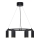 Nordlux - Candeeiro pendente em cabo VICO 6xGU10/5W/230V preto