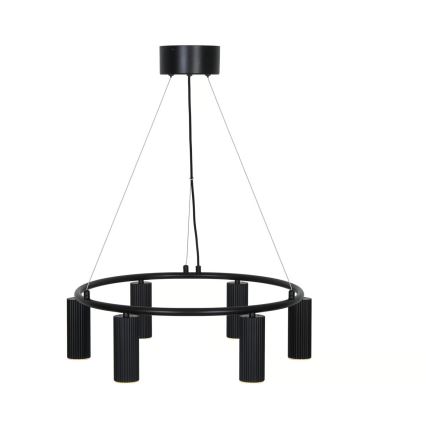 Nordlux - Candeeiro pendente em cabo VICO 6xGU10/5W/230V preto