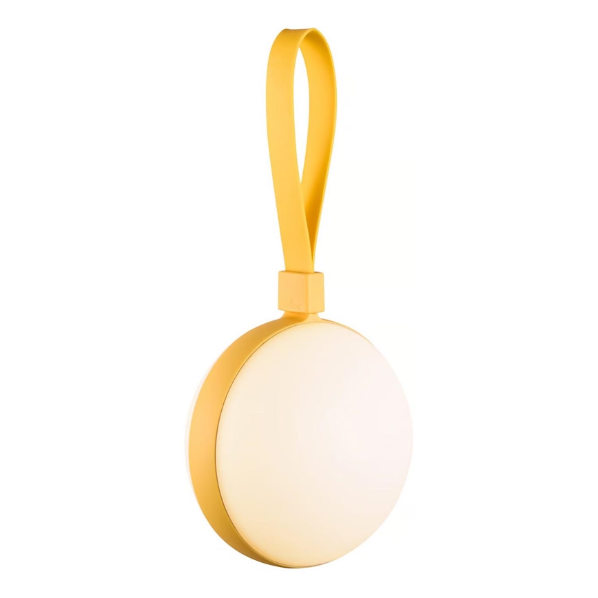 Nordlux - Candeeiro portátil recarregável LED LED/1W/3,7V IP54 1500 mAh amarelo