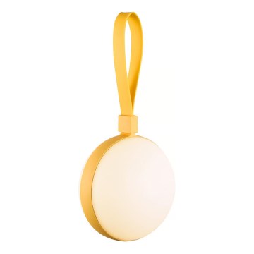Nordlux - Candeeiro portátil recarregável LED LED/1W/3,7V IP54 amarelo