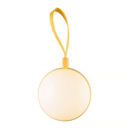 Nordlux - Candeeiro portátil recarregável LED LED/1W/3,7V IP54 amarelo