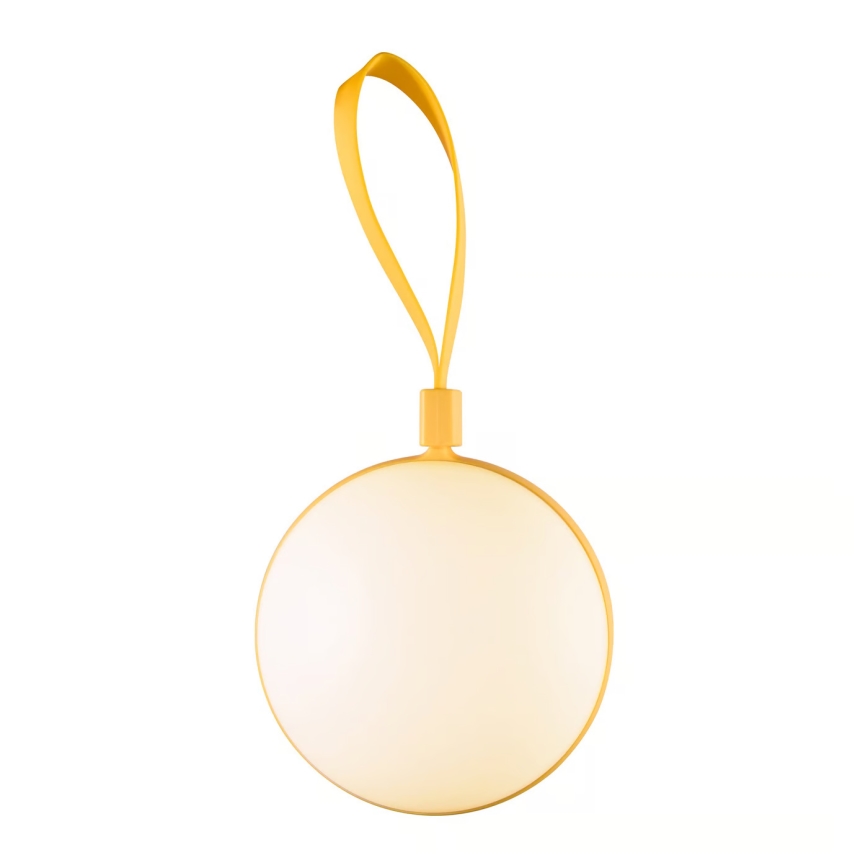 Nordlux - Candeeiro portátil recarregável LED LED/1W/3,7V IP54 amarelo