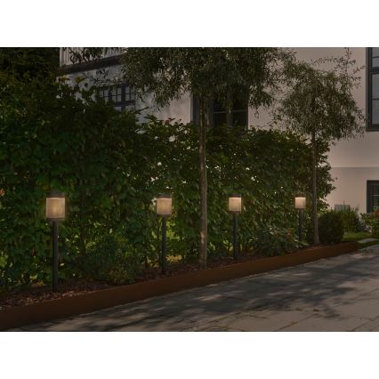 Nordlux - Candeeiro solar LED COUPAR LED/3,2W/5V 3000K IP44 preto