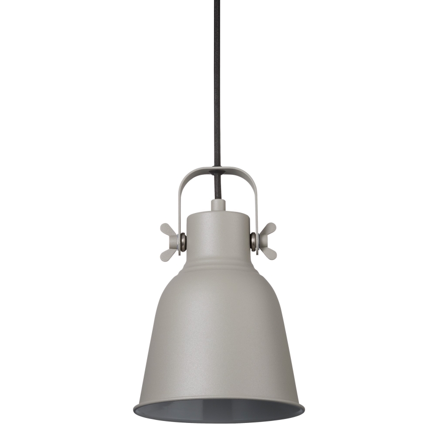 Nordlux - Candeeiro suspenso ADRIAN 1xE27/25W/230V diâmetro 16 cm cinzento