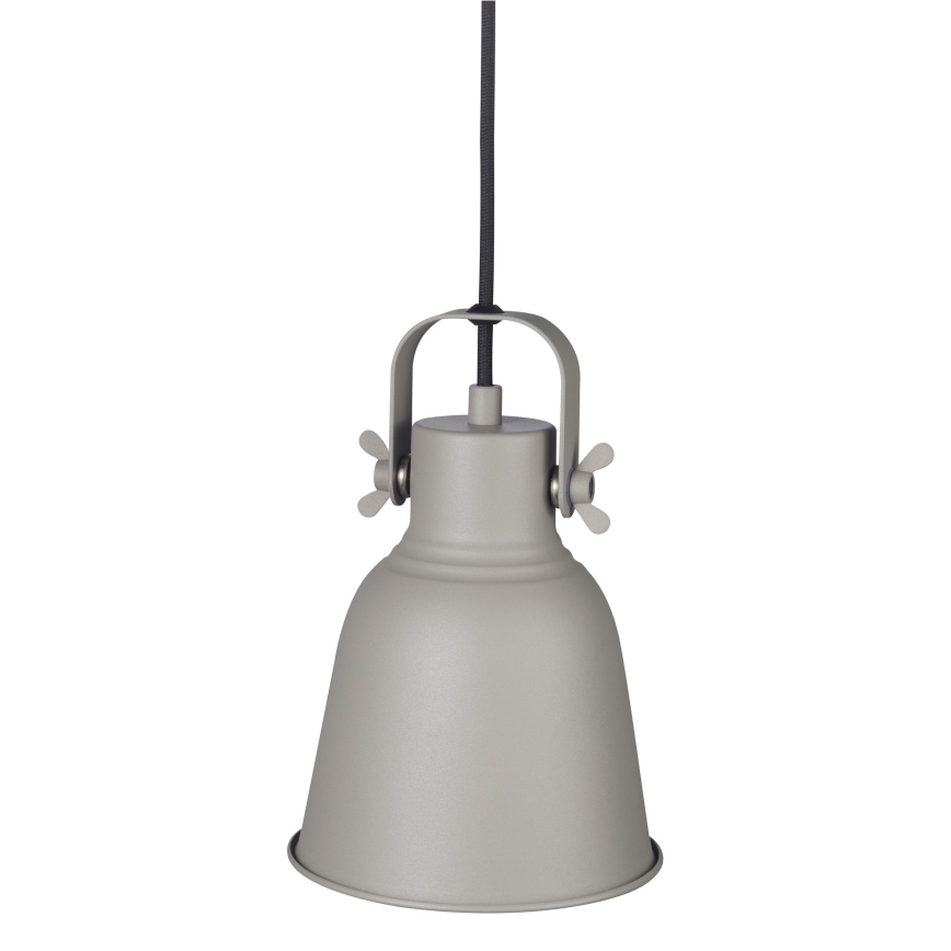Nordlux - Candeeiro suspenso ADRIAN 1xE27/25W/230V diâmetro 16 cm cinzento