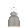 Nordlux - Candeeiro suspenso ADRIAN 1xE27/25W/230V diâmetro 25 cm cinzento