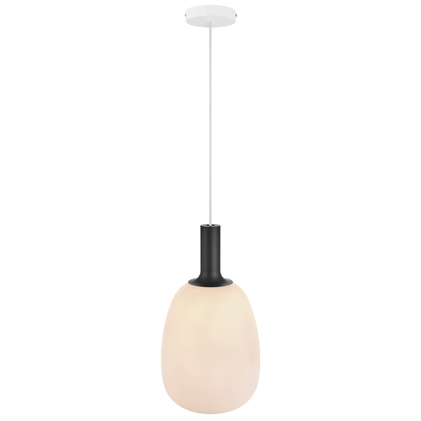 Nordlux - Candeeiro suspenso ALTON 1xE27/60W/230V branco/preto/latão