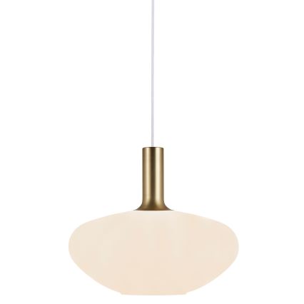 Nordlux - Candeeiro suspenso ALTON 1xE27/60W/230V branco/preto/latão