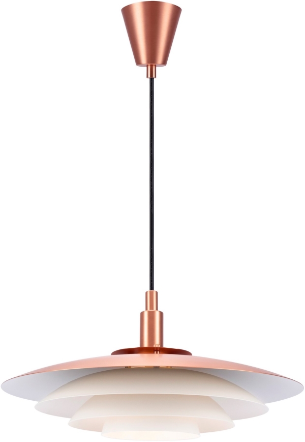 Nordlux - Candeeiro suspenso BRETAGNE 1xG9/25W/230V Rosa dourado