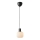 Nordlux - Candeeiro suspenso com cabo MILFORD 1xE27/40W/230V preto