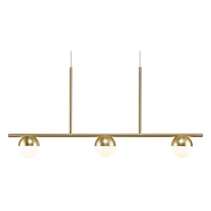 Nordlux - Candeeiro suspenso CONTINA 3xG9/5W/230V latão