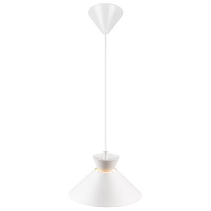 Nordlux - Candeeiro suspenso DIAL 1xE27/40W/230V diâmetro 25 cm branco