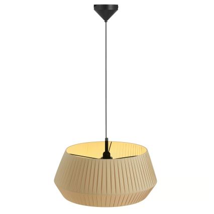 Nordlux - Candeeiro suspenso DICTE 1xE27/60W/230V pr.53 cm bege