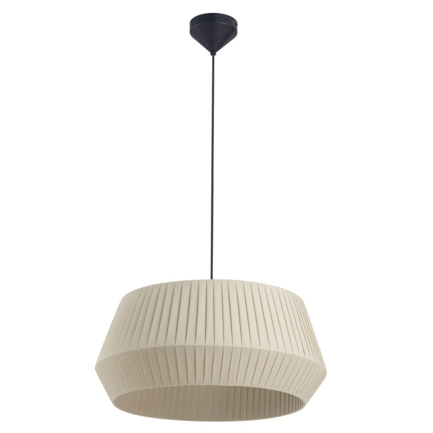 Nordlux - Candeeiro suspenso DICTE 1xE27/60W/230V pr.53 cm bege