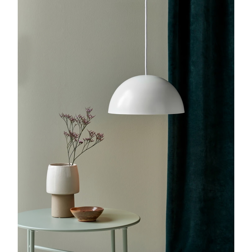 Nordlux - Candeeiro suspenso ELLEN 1xE27/40W/230V branco