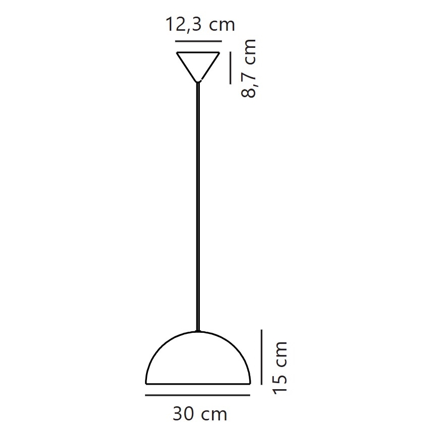 Nordlux - Candeeiro suspenso ELLEN 1xE27/40W/230V branco