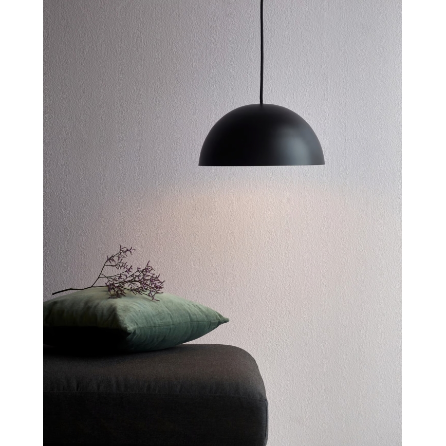 Nordlux - Candeeiro suspenso ELLEN 1xE27/40W/230V preto