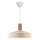 Nordlux - Candeeiro suspenso ELVAS 1xE27/60W/230V diâmetro 37,5 cm bege