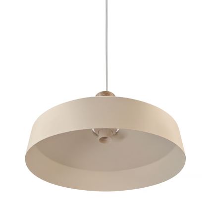 Nordlux - Candeeiro suspenso ELVAS 1xE27/60W/230V diâmetro 37,5 cm bege