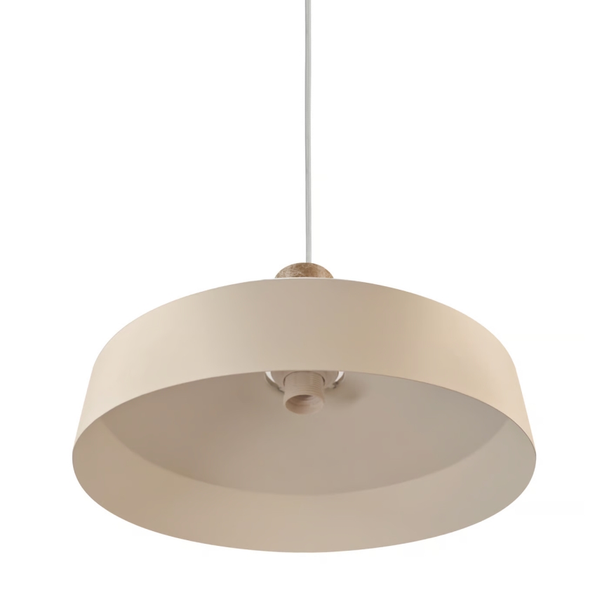 Nordlux - Candeeiro suspenso ELVAS 1xE27/60W/230V diâmetro 37,5 cm bege