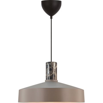Nordlux - Candeeiro suspenso ELVAS 1xE27/60W/230V diâmetro 37,5 cm castanho