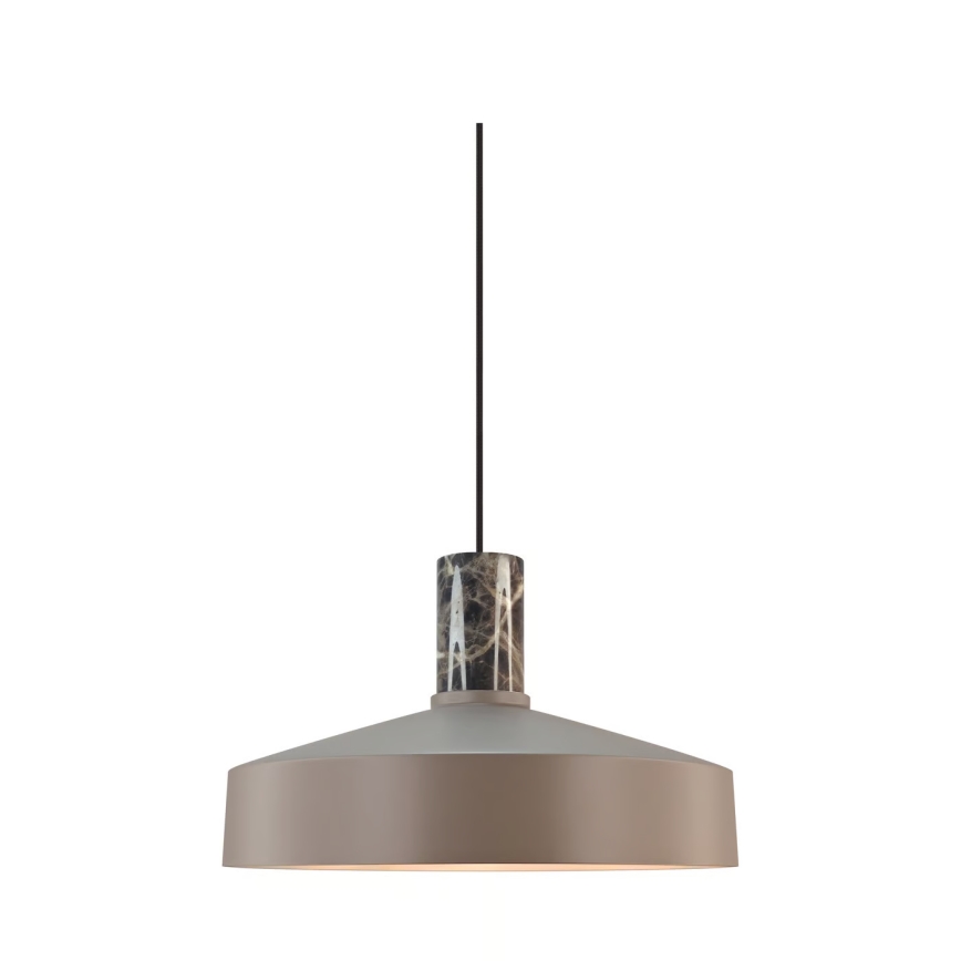 Nordlux - Candeeiro suspenso ELVAS 1xE27/60W/230V diâmetro 37,5 cm castanho