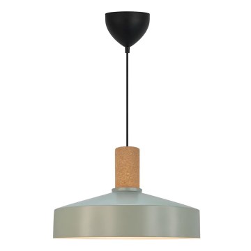 Nordlux - Candeeiro suspenso ELVAS 1xE27/60W/230V diâmetro 37,5 cm verde