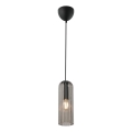 Nordlux - Candeeiro suspenso em cabo MIELLA 1xE27/25W/230V, fumê