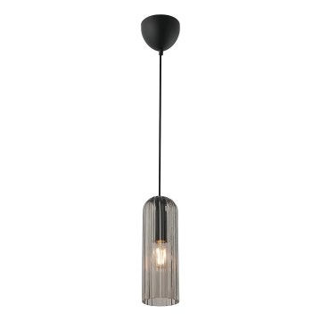 Nordlux - Candeeiro suspenso em cabo MIELLA 1xE27/25W/230V, fumê