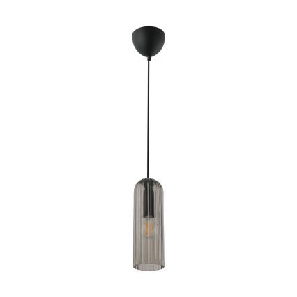 Nordlux - Candeeiro suspenso em cabo MIELLA 1xE27/25W/230V, fumê