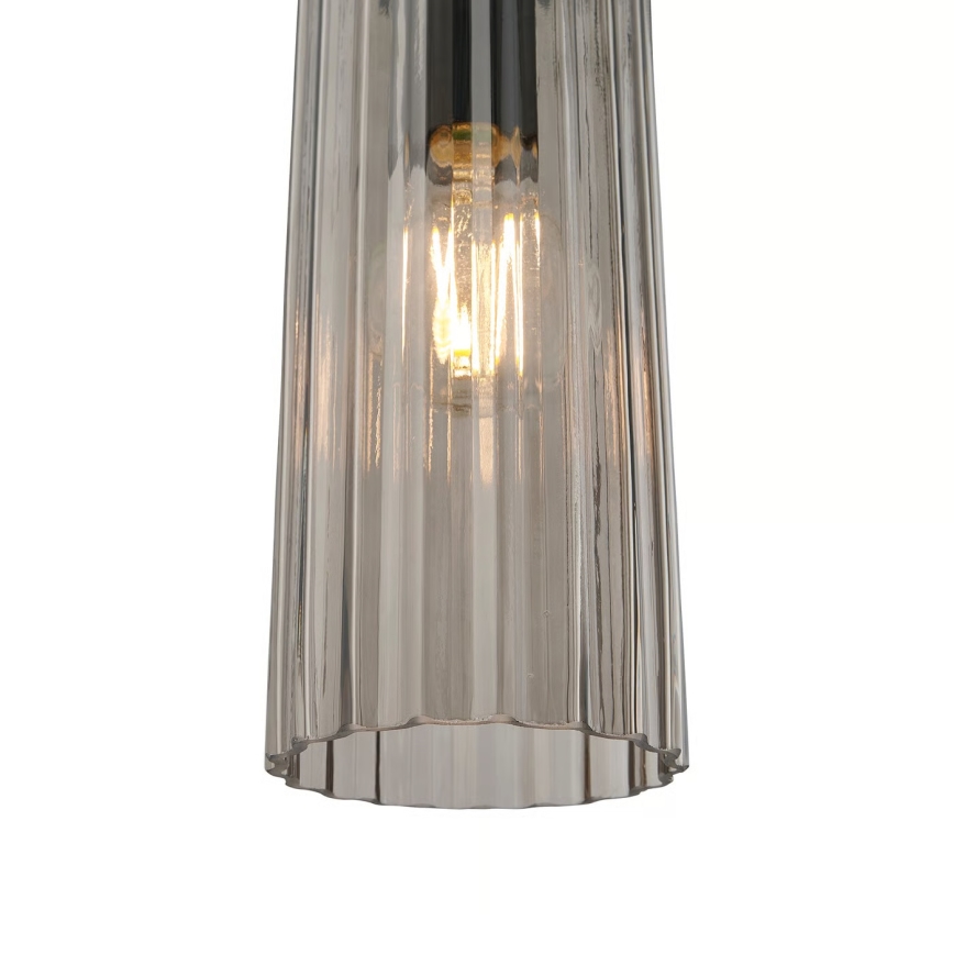 Nordlux - Candeeiro suspenso em cabo MIELLA 1xE27/25W/230V, fumê