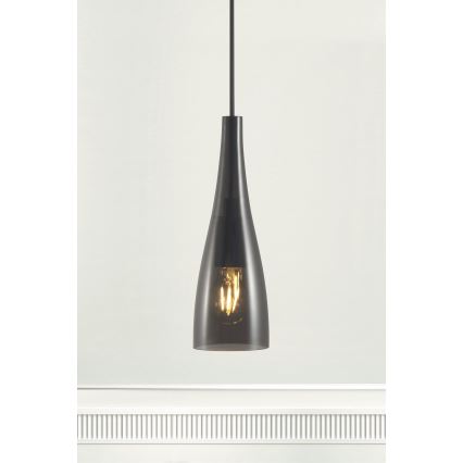 Nordlux - Candeeiro suspenso EMBLA 1xE27/40W/230V preto