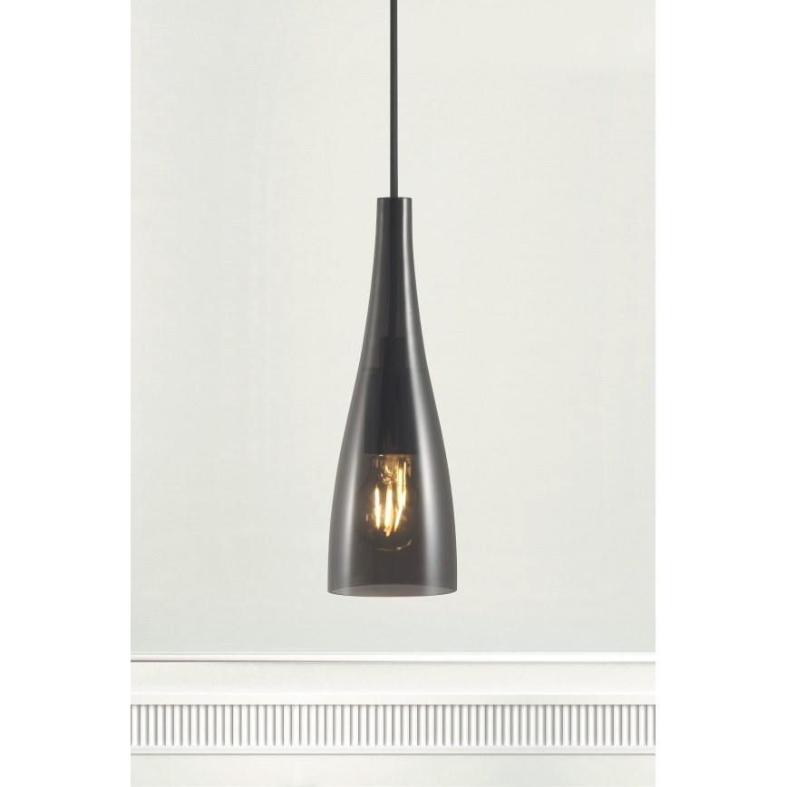 Nordlux - Candeeiro suspenso EMBLA 1xE27/40W/230V preto